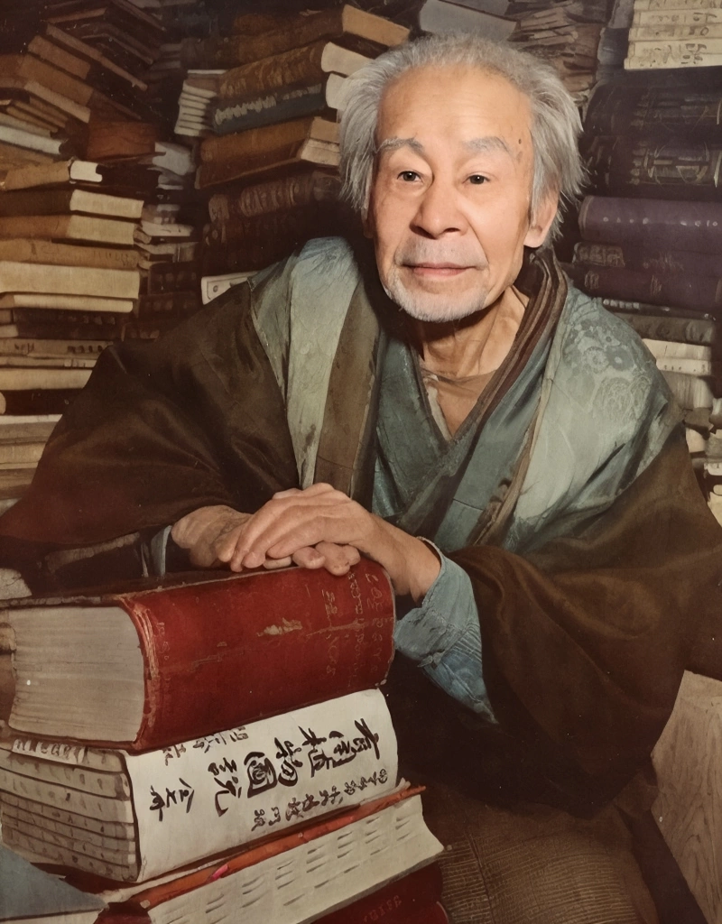 「牧野富太郎」 田村茂 | AIカラー化