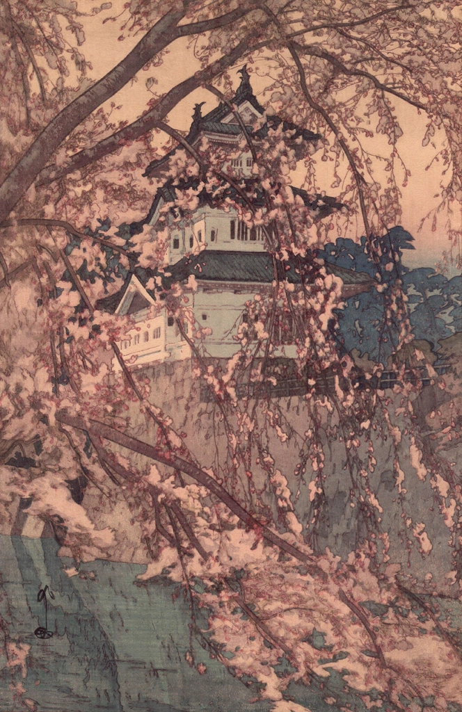 「櫻八題 弘前城」 吉田博 （1935年） | 4