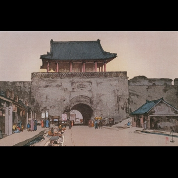 「奉天大南門」 吉田博 （1937年）