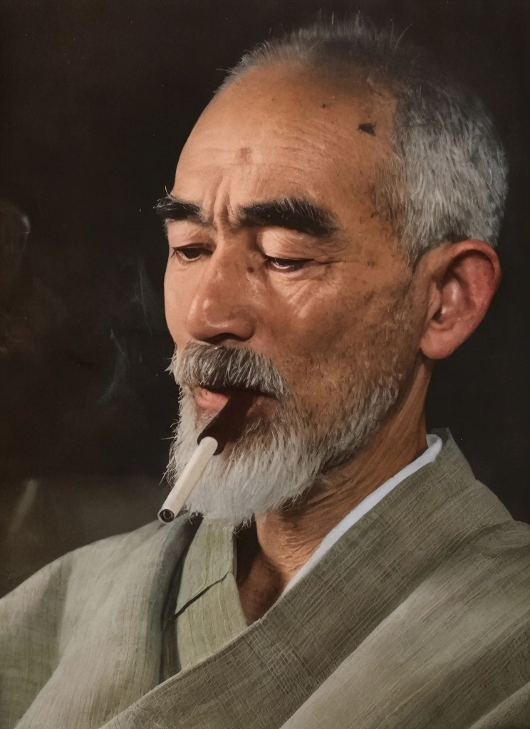 「志賀直哉」 田村茂 | AIカラー化