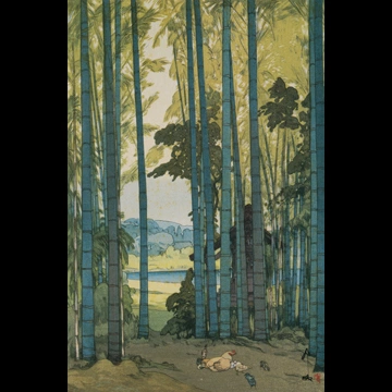 「竹林」 吉田博 （1939年）
