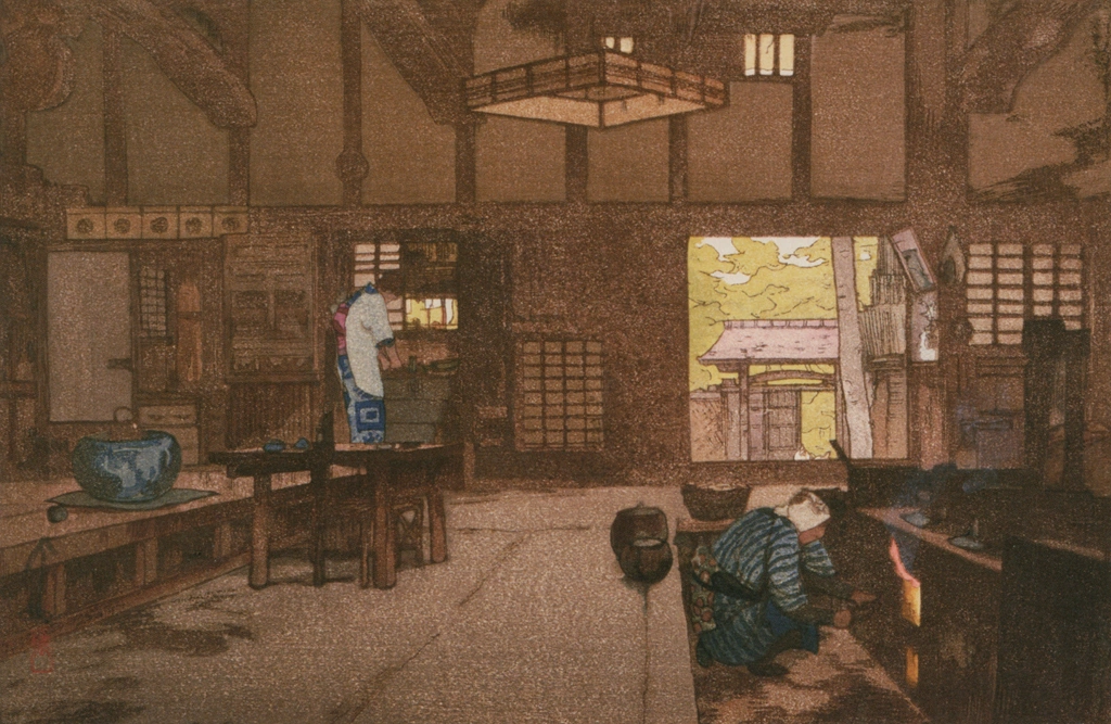 Farm House by Yoshida Hiroshi (1946) | from Hiroshi Yoshida Art Works