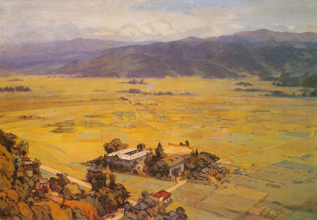 「初秋」 吉田博 （1947年） | 近代風景画の巨匠 吉田博展 清新と抒情より