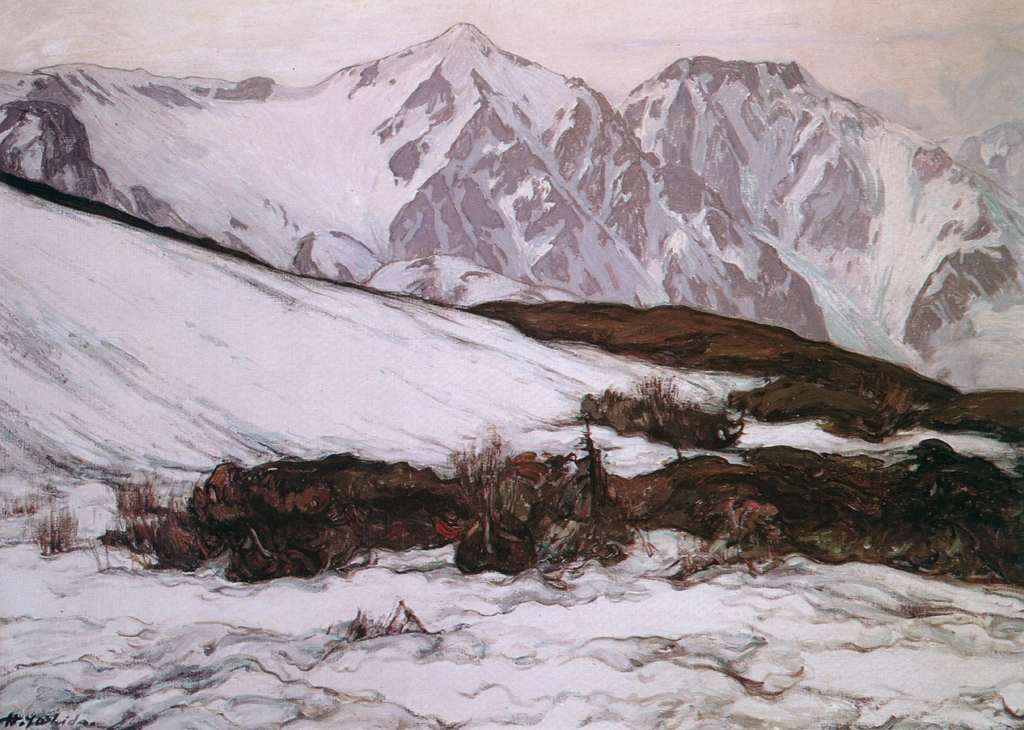 Mt. Hakubayari by Yoshida Hiroshi (1928) | from Hiroshi Yoshida Exhibition - Refreshingly Original and Lyrical