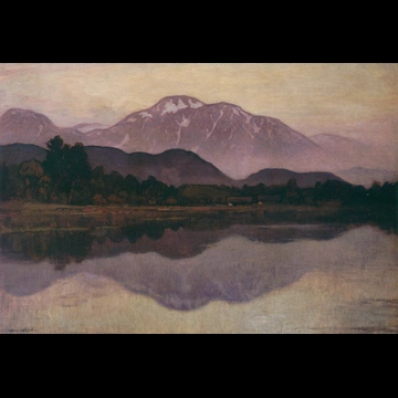 「糸魚川にて」 吉田博 （1929年頃）