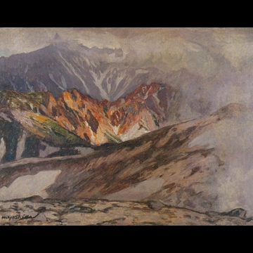 「雲かかる」 吉田博 （1913-26年）