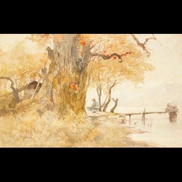 「中善寺 日光」 吉田博 （1894-99年）