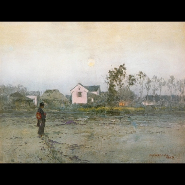 「昨夜の雨」 吉田博 （1903年）