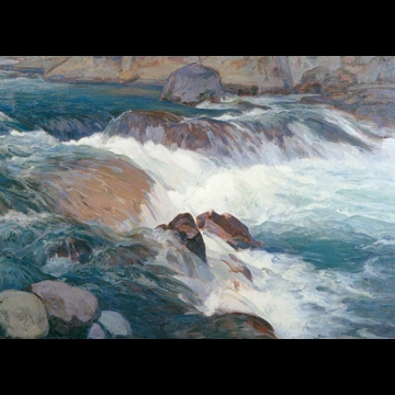 「奔流」 吉田博 （1936年）