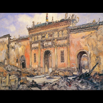 「中国風景」 吉田博 （1938-39年）