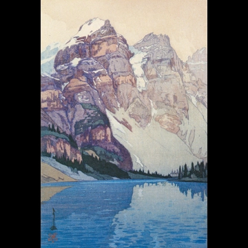 Lake Moraine by Yoshida Hiroshi (1925)
