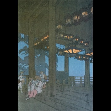 「二月堂」 吉田博 （1926年）