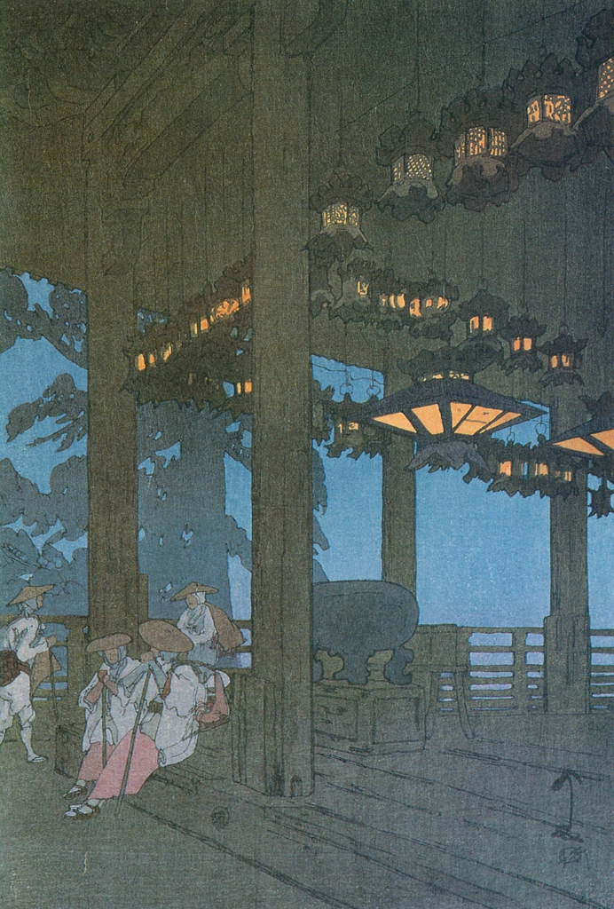 「二月堂」 吉田博 （1926年） | 近代風景画の巨匠 吉田博展 清新と抒情より