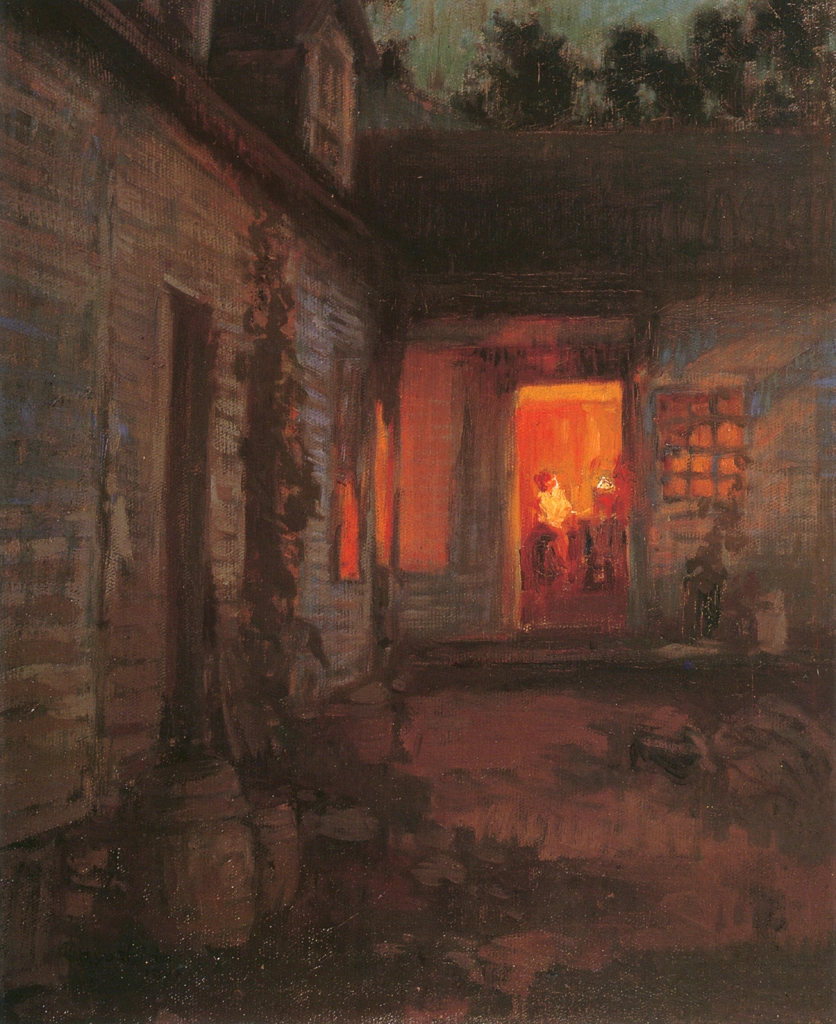 「チューリンガムの夜の家」 吉田博 （1905年頃） | 近代風景画の巨匠 吉田博展 清新と抒情より