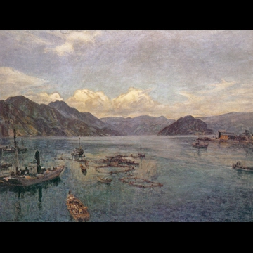 「江の浦湾」 吉田博 （1911年）