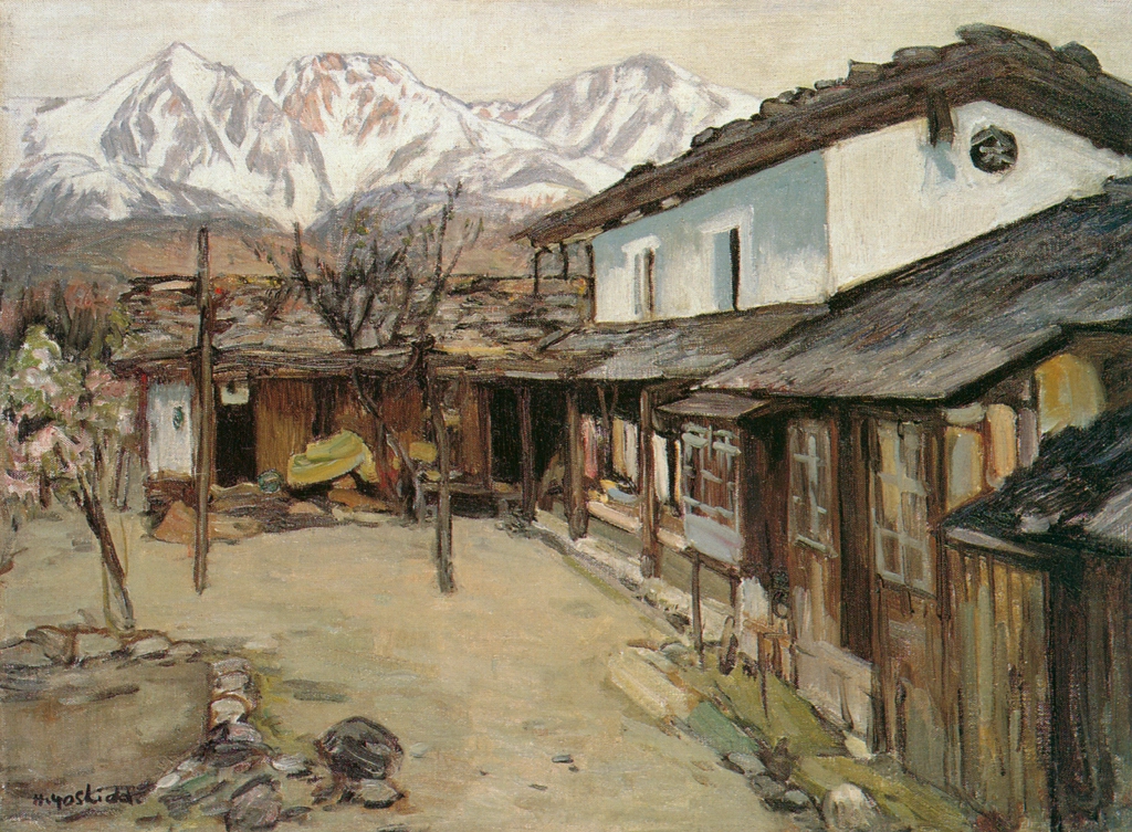 Mt. Yarigatake and Mt. Shakusidake by Yoshida Hiroshi (circa 1920) | from Hiroshi Yoshida Exhibition - Refreshingly Original and Lyrical