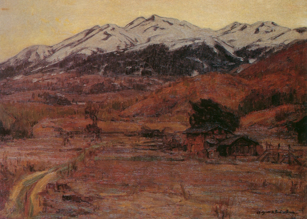 「乗鞍岳」 吉田博 （1920年頃） | 近代風景画の巨匠 吉田博展 清新と抒情より