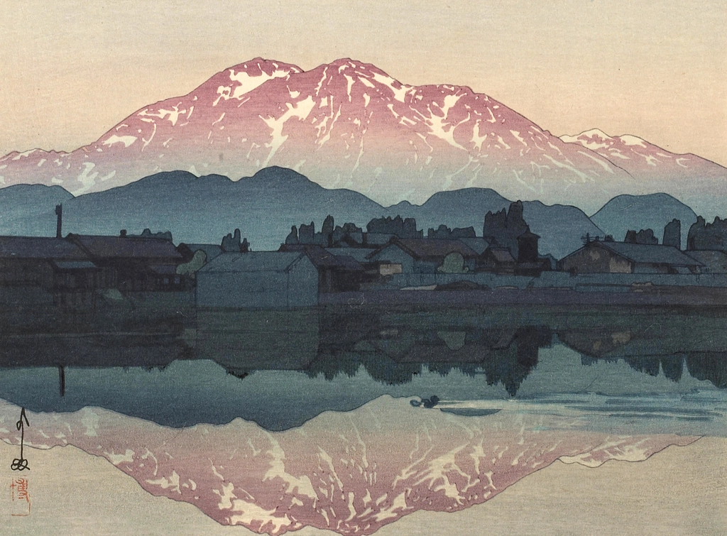 「糸魚川にて」 吉田博 （1929年） | 2