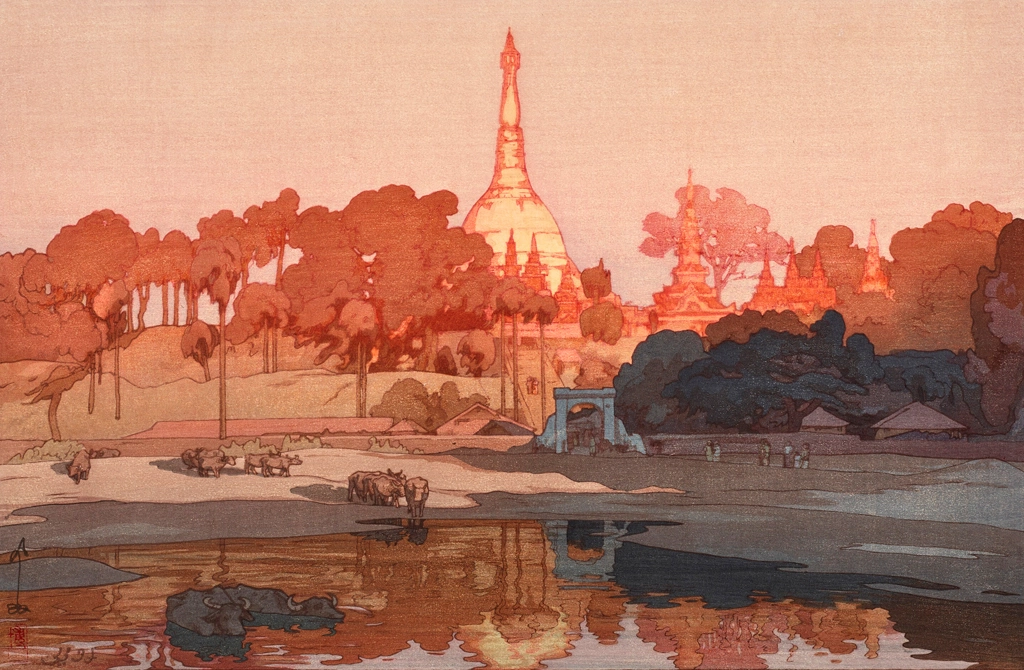 「ラングーンの金塔」 吉田博 （1931年） | 3