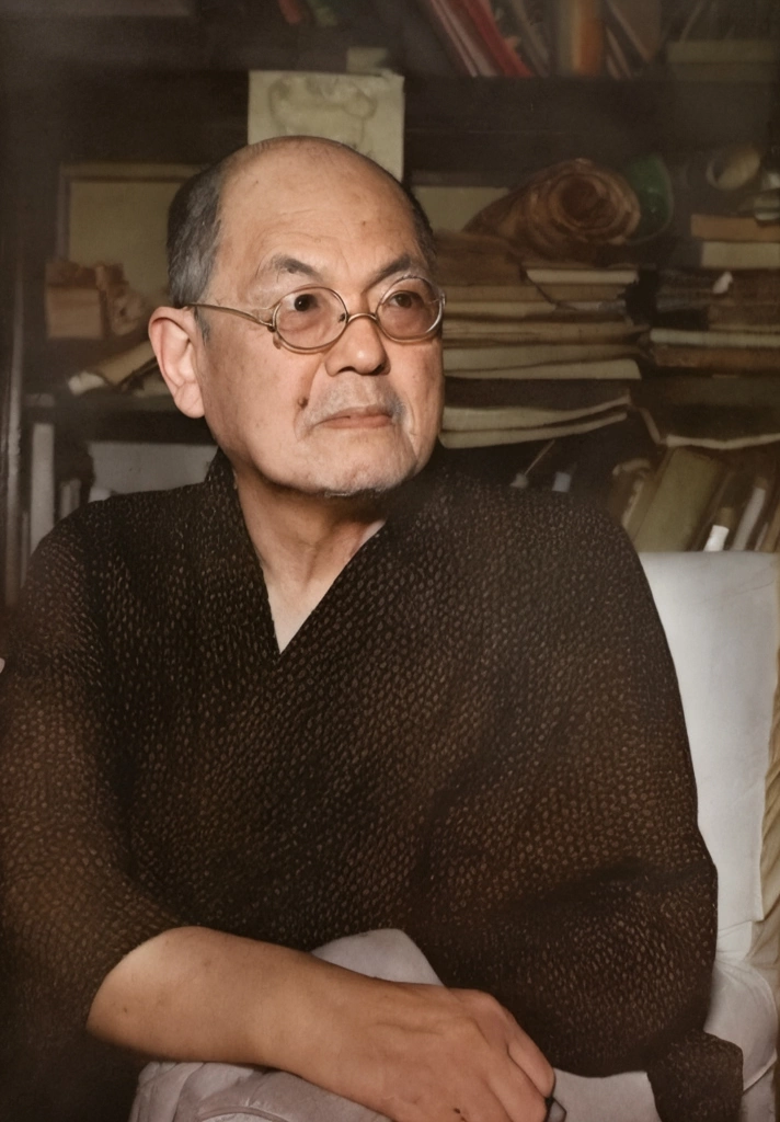 「武者小路実篤」 田村茂 | 現代日本の百人より