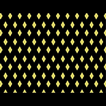 6種類の縦の菱形模様のイラストとベクター