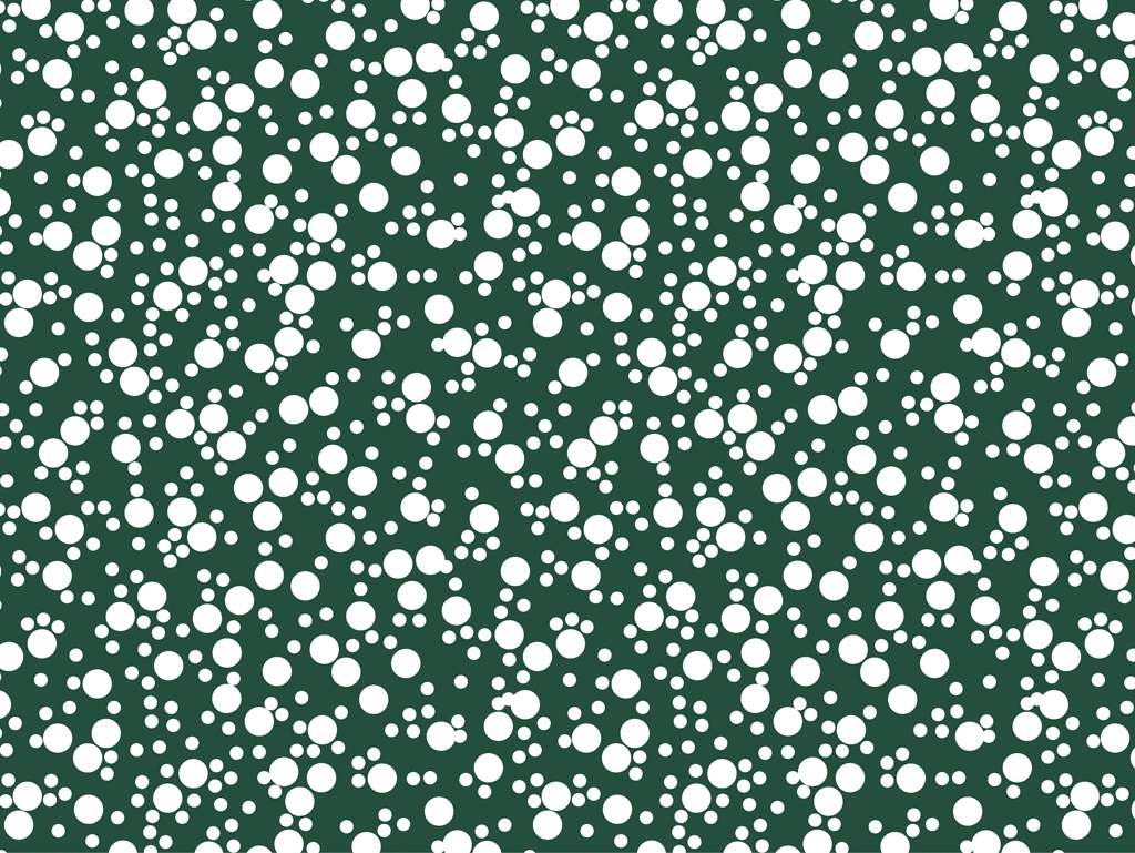 6種類の泡模様の背景イラストとベクター | 緑色と白色