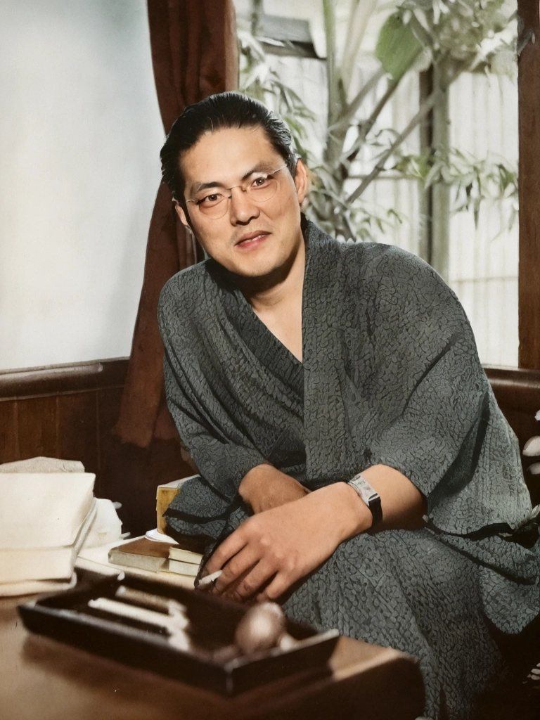 Ryū Shintarō by Shigeru Tamura | AI Colorization
