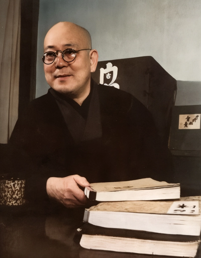 「豊竹山城少掾」 田村茂 | AIカラー化