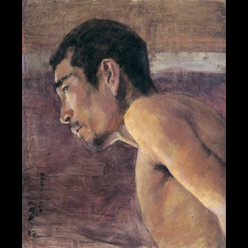 「裸体習作（男）」 和田英作 （1896年）
