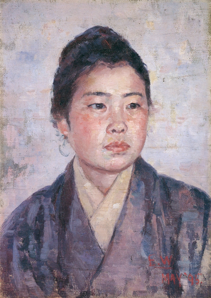 「妹チマの肖像」 和田英作 （1895年） | 和田英作展より