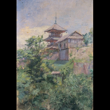 「京都・清水の塔」 和田英作 （1895年）