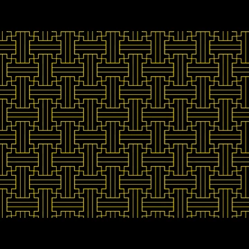 6種類の紗綾形文様の背景イラストとベクター