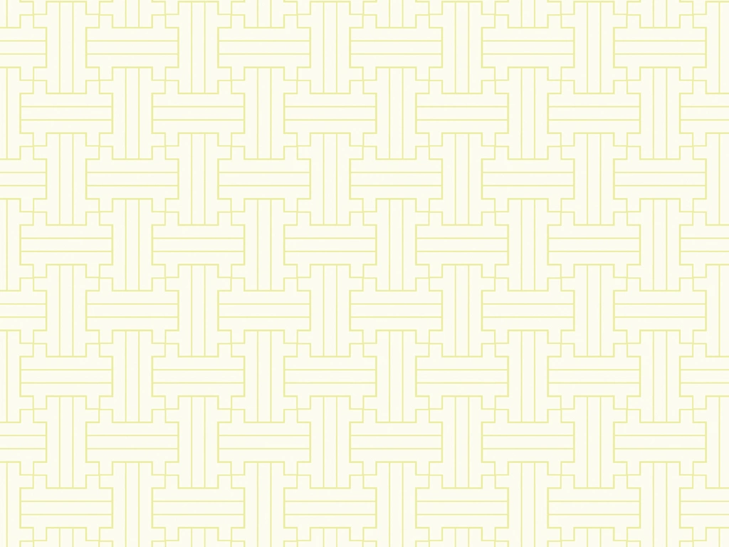 6種類の紗綾形文様の背景イラストとベクター | 黄色と白色