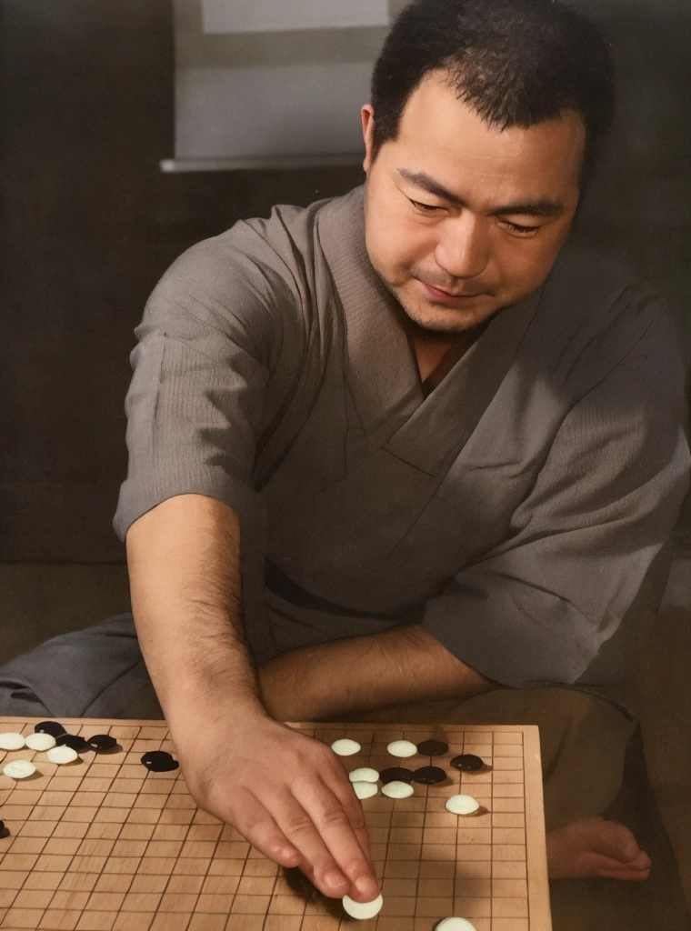 「藤沢庫之助（藤沢朋斎）」 田村茂 | AIカラー化
