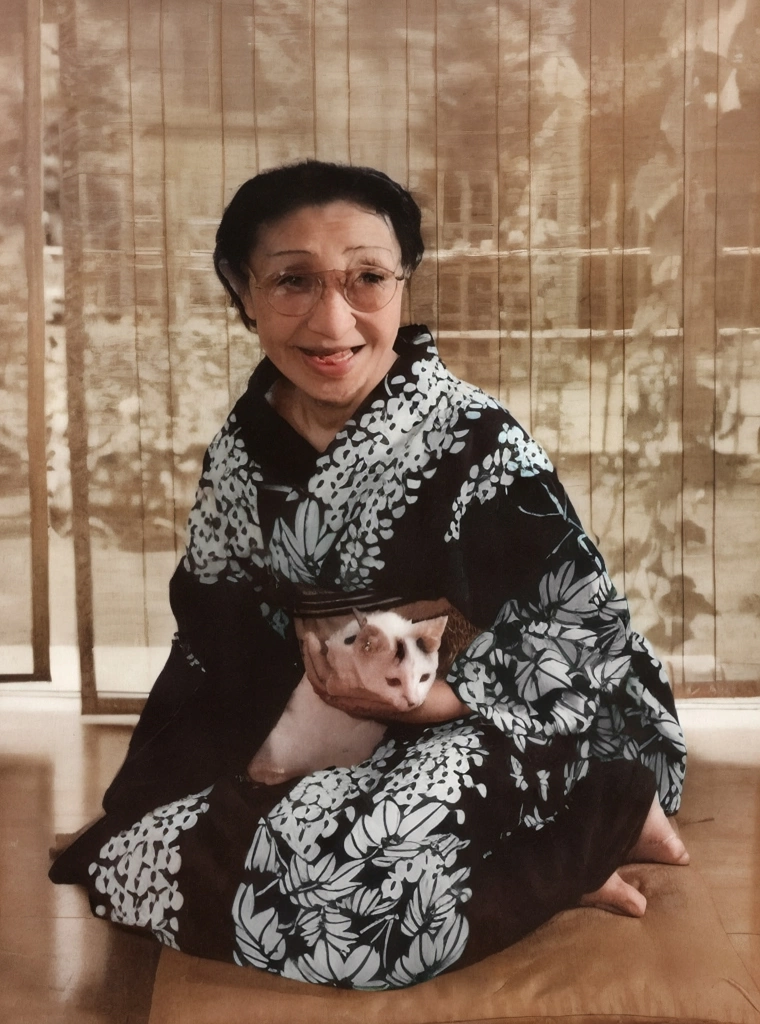 「藤蔭静枝（藤蔭静樹）」 田村茂 | AIカラー化