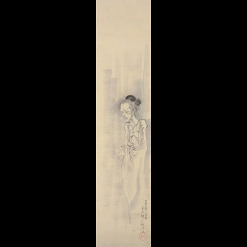 「幽霊図」 河鍋暁斎 （1868-1870年頃）