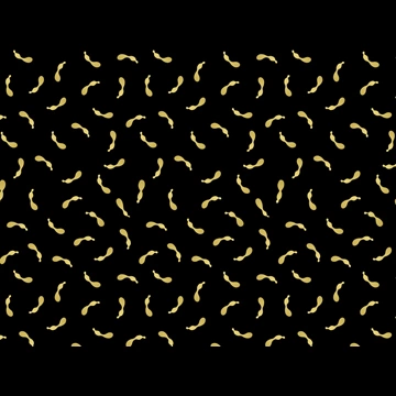 6種類の瓢箪柄模様の背景イラストとベクター