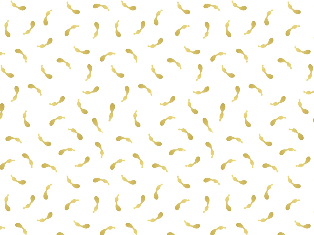 6種類の瓢箪柄模様の背景イラストとベクター | カーキ色と白色