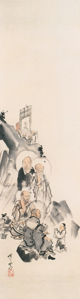 「十六羅漢」 河鍋暁斎 （1871-89年） | これぞ暁斎！ ゴールドマンコレクションより