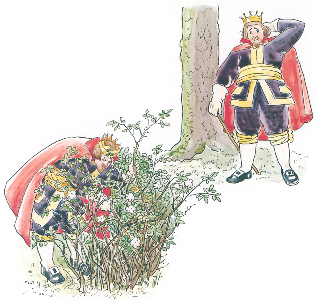 「おうじょさまのぼうけん 挿絵 #6 （セサレット王女を探す王様）」 エルサ・ベスコフ | 1