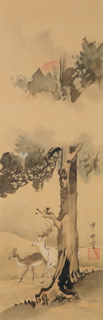 「三社図」 河鍋暁斎 （1887年） | 画鬼・暁斎 KYOSAI 幕末明治のスター絵師と弟子コンドルより