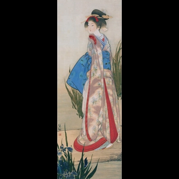 「燕子花」 北野恒富 （1907年頃）