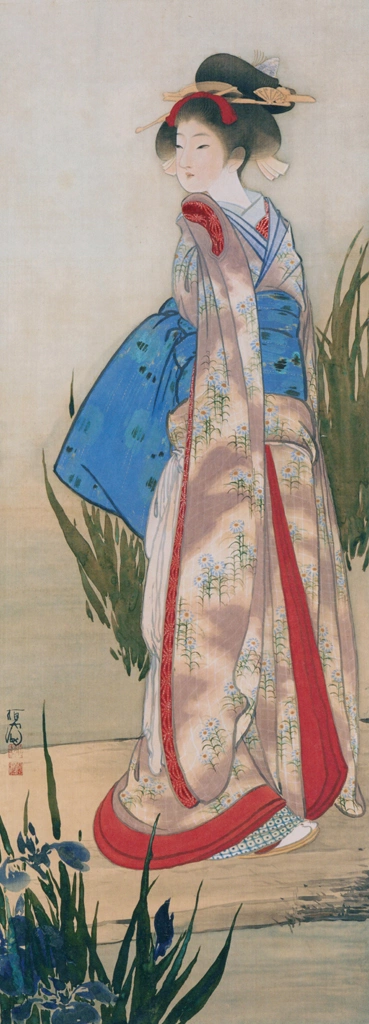 「燕子花」 北野恒富 （1907年頃） | 没後70年 北野恒富展より