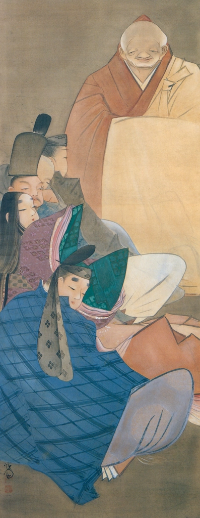 「六歌仙」 北野恒富 （1907年頃） | 北野恒富展 東京ステーションギャラリーより