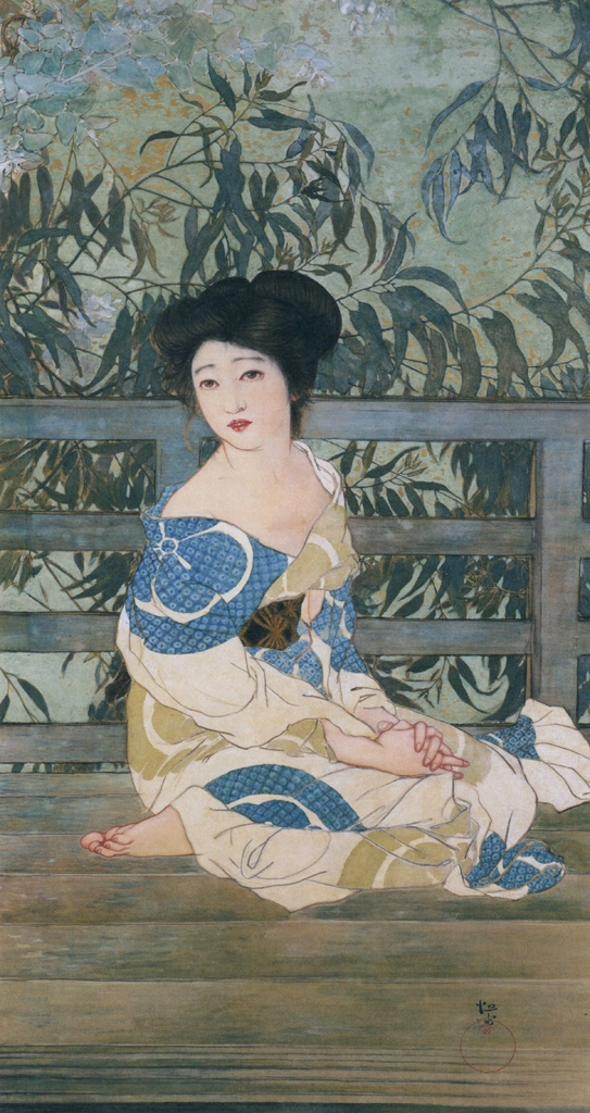 「浴後」 北野恒富 （1912年） | 没後70年 北野恒富展より
