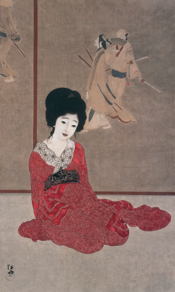 「暖か」 北野恒富 （1915年） | 北野恒富展 東京ステーションギャラリーより
