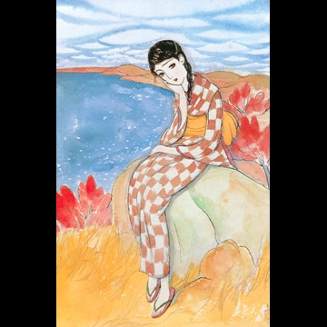 「秋の湖畔 （令女界より）」 須藤しげる （1935年）