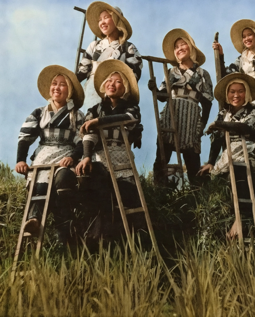 「朗」 岡芹喜代夫 （1949年） | AIカラー化