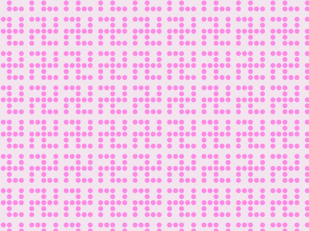 6種類のドットの卍柄背景のイラストとベクター | ピンク色