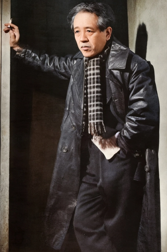 「木村伊兵衛氏像」 濱谷浩 （1949年） | AIカラー化